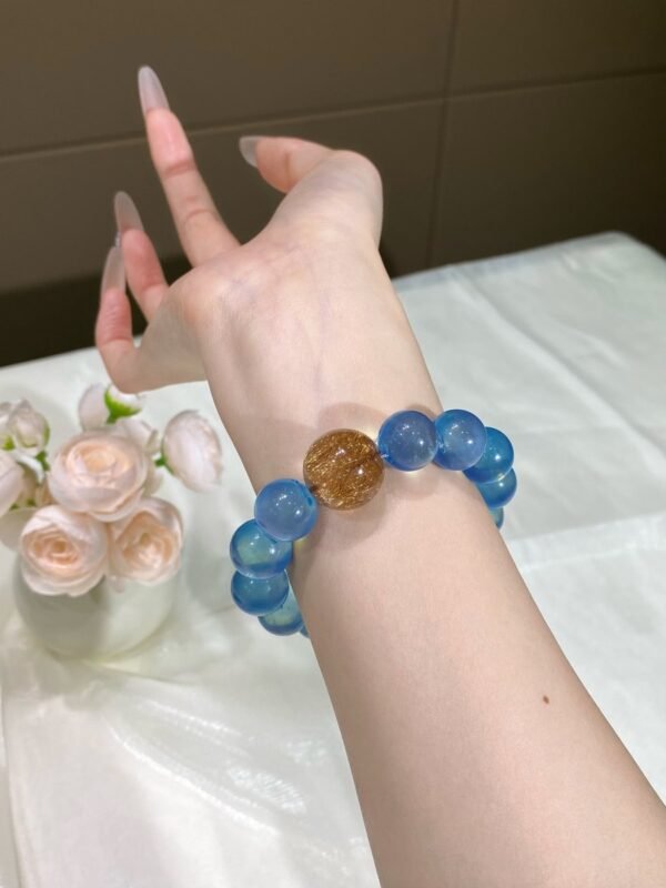 Aquamarine Bubble Bracelet NO. 0771