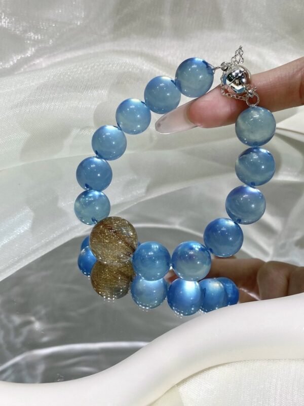 Aquamarine Bubble Bracelet NO. 0771