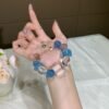 Aquamarine Bubble Bracelet NO. 0775