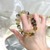 hc-0780-b6d07ea68f0a26324aa99343c9c33891.jpg Phantom Quartz Sugar-Cube Bracelet NO. 0780
