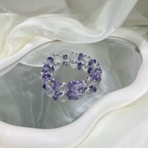 Clear Quartz Bubble Bracelet NO. 0782