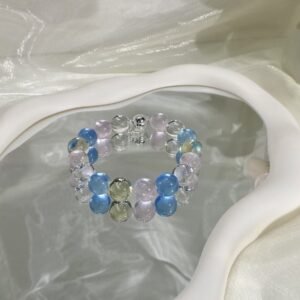 Aquamarine Bubble Bracelet NO. 0783