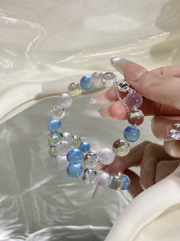 Aquamarine Bubble Bracelet NO. 0783