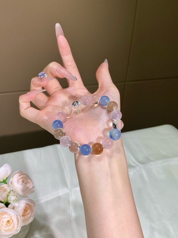 Aquamarine Bubble Bracelet NO. 0783