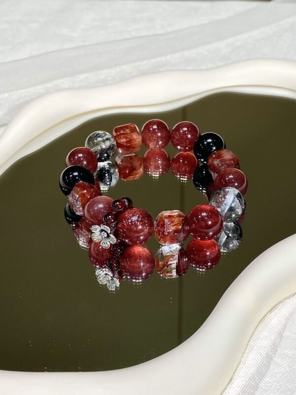hc-0786-c3826386a1a0409ea60922681a0a4bac.jpg Rose Quartz Sugar-Cube Bracelet NO. 0786