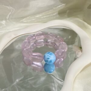 Rose Quartz Candy Bracelet NO. 0788