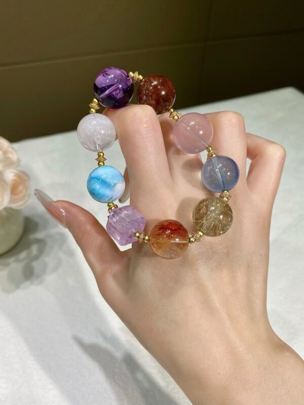 hc-0789-095254017076ef5d26544f1e39a9e795.jpg Rutilated Quartz Sugar-Cube Bracelet NO. 0789