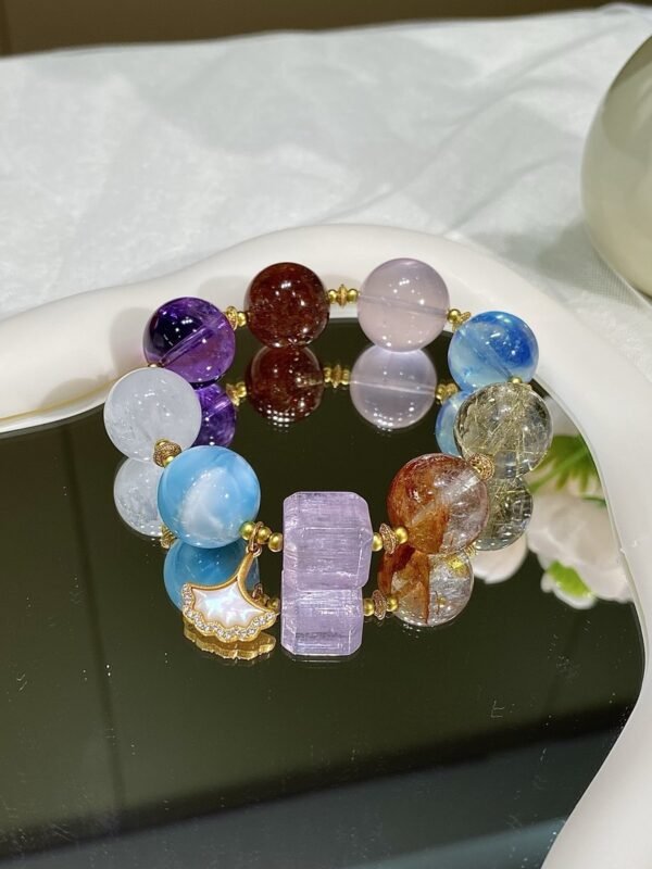 hc-0789-de7222d794e2097646b3cdd0de21a279.jpg Rutilated Quartz Sugar-Cube Bracelet NO. 0789