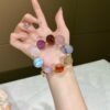 hc-0789-f6e79b2a2d5ddb6b4978b458d02f134b.jpg Rutilated Quartz Sugar-Cube Bracelet NO. 0789