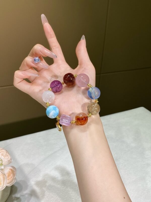 hc-0789-f6e79b2a2d5ddb6b4978b458d02f134b.jpg Rutilated Quartz Sugar-Cube Bracelet NO. 0789
