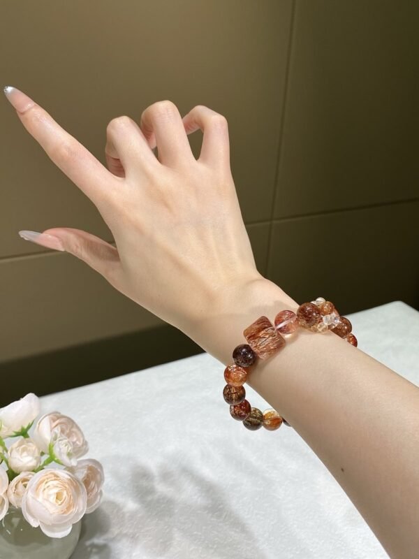 hc-0794-d73e523db248b151fab1fd54d7bd22dd.jpg Black Gold Rutile Bracelet NO. 0794