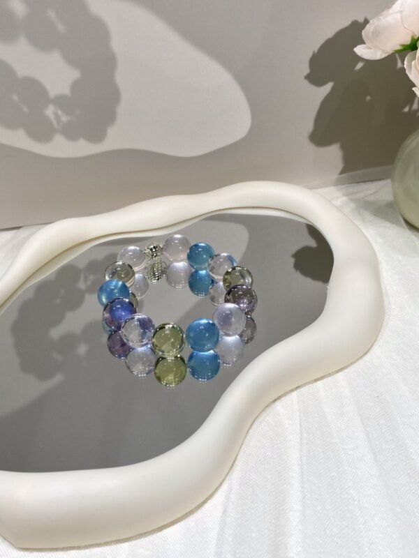 Aquamarine Bubble Bracelet NO. 0798