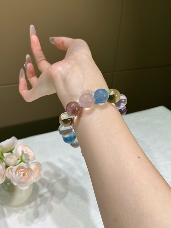 Aquamarine Bubble Bracelet NO. 0798