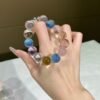 Aquamarine Bubble Bracelet NO. 0798