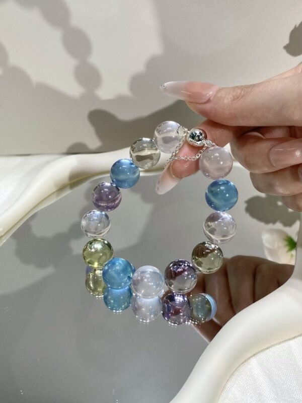 Aquamarine Bubble Bracelet NO. 0798