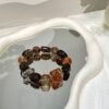 Black Gold Rutile Double-Point Bracelet NO. 0803