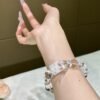hc-0804-4b2a52948a6c3c345295ddbcc2678e8a.jpg Phantom Quartz Freeform Bracelet NO. 0804