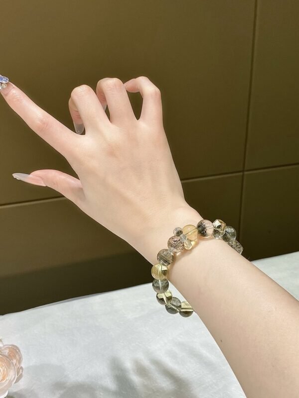 Phantom Quartz Double-Point Bracelet NO. 0805