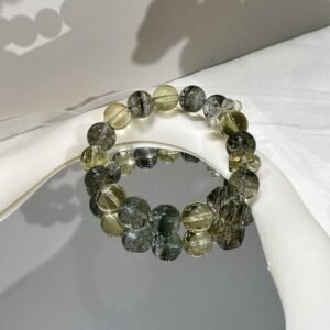 Phantom Quartz Double-Point Bracelet NO. 0805