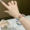 hc-0806-b0f4995a76a3fdf3ea2be52c925dac46.jpg Clear Quartz Bubble Bracelet NO. 0806