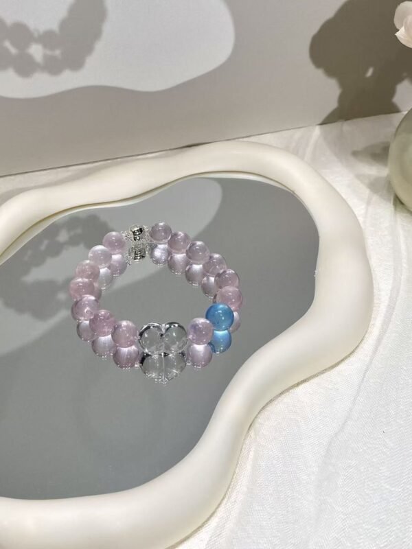 hc-0808-7c452ce858ef3479b7c587d9ee0142e1.jpg Rose Quartz Bubble Bracelet NO. 0808