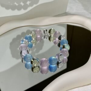 Aquamarine Bubble Bracelet NO. 0812