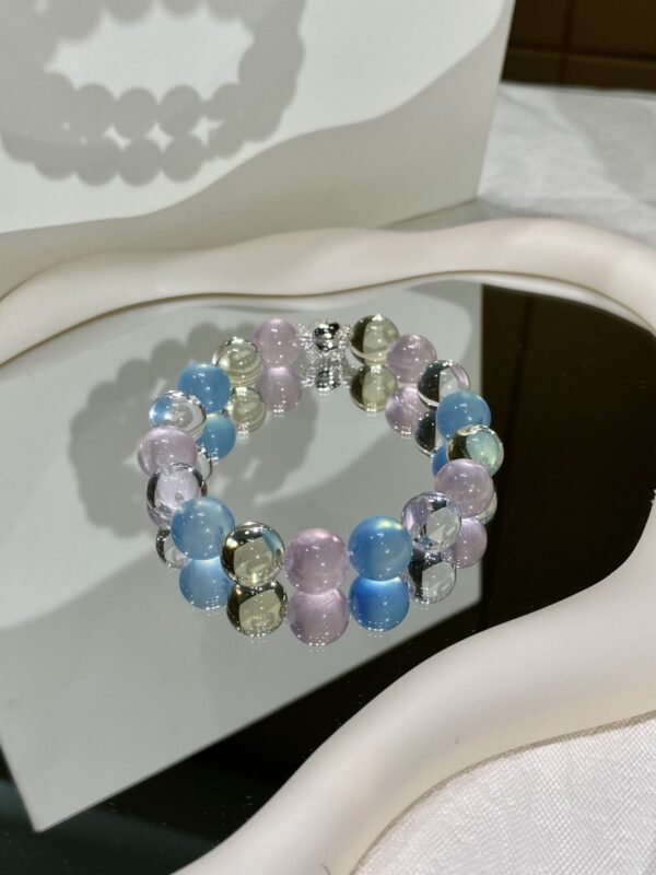 Aquamarine Bubble Bracelet NO. 0812