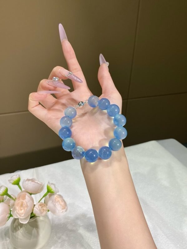 Aquamarine Bubble Bracelet NO. 0814