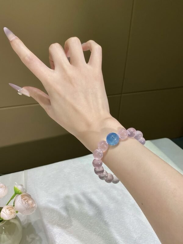 hc-0815-90ed640014972c1b728b09fe48dedbeb.jpg Rose Quartz Bubble Bracelet NO. 0815