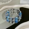 hc-0816-b23655e042103bb760641f3d722758ee.jpg Clear Quartz Bubble Bracelet NO. 0816