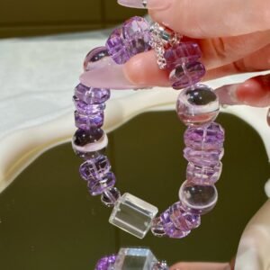Clear Quartz Bubble Bracelet NO. 0818