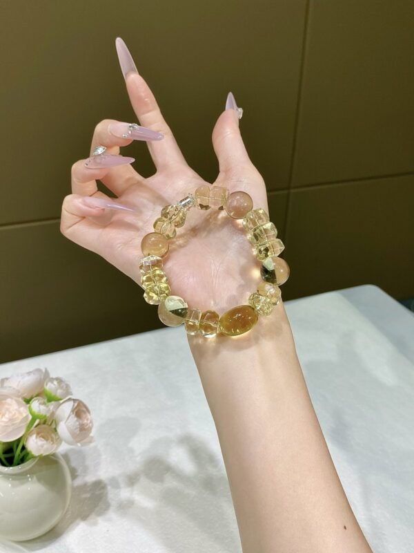 Citrine Bubble Bracelet NO. 0819