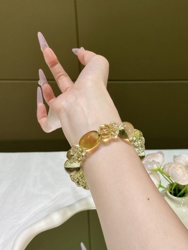 Citrine Bubble Bracelet NO. 0819