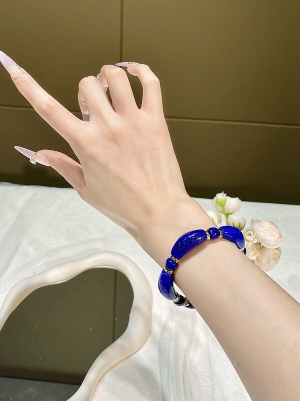Lapis Lazuli Bangle Bracelet NO. 0840