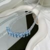 Clear Quartz Teardrop Necklace NO. 0844