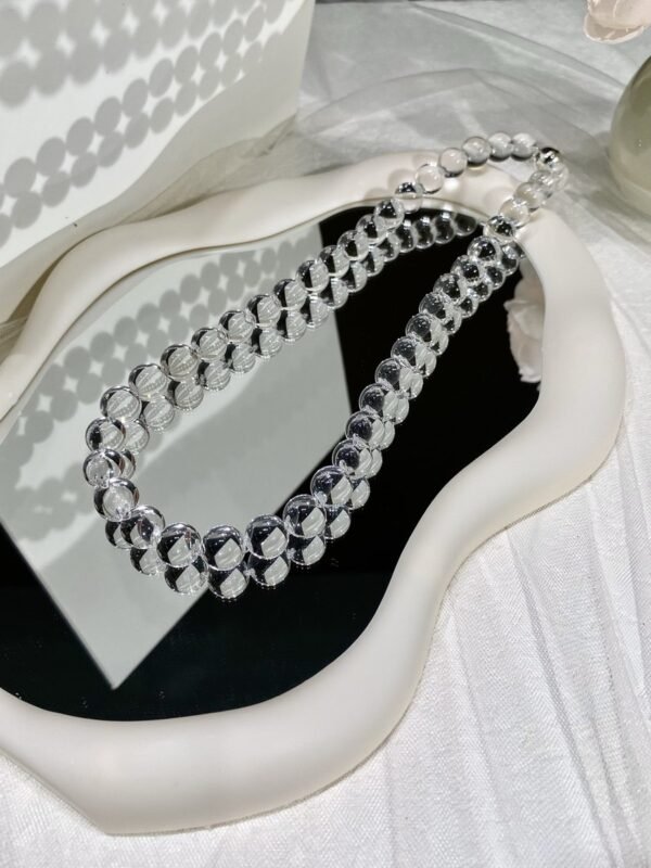 hc-0847-5b6d743d81d3563fe30b91765338e076.jpg Clear Quartz Bubble Necklace NO. 0847