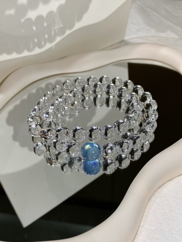 Clear Quartz Bubble Necklace NO. 0854
