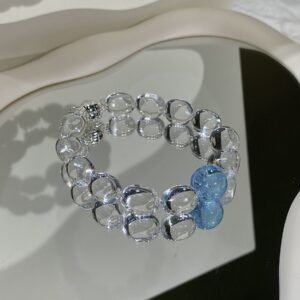 hc-0860-2f149cc6a8331d1f0da1a77f96aae3a6.jpg Clear Quartz Candy Bracelet NO. 0860