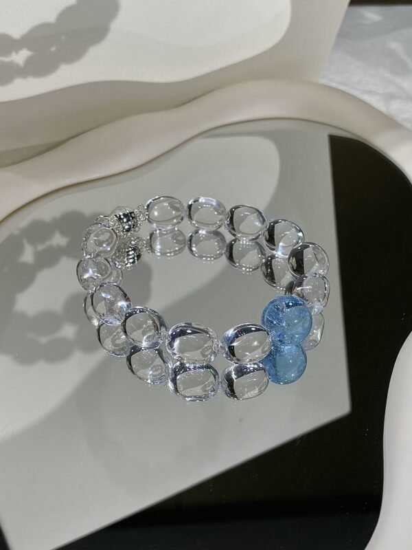 hc-0860-2f149cc6a8331d1f0da1a77f96aae3a6.jpg Clear Quartz Candy Bracelet NO. 0860