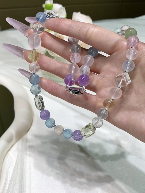hc-0864-1767c97167c7d3f71467425d46758258.jpg Morganite Bracelet NO. 0864