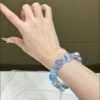 hc-0866-1714b64da3d4dc4995859b0f6377ff98.jpg Aquamarine Sugar-Cube Bracelet NO. 0866