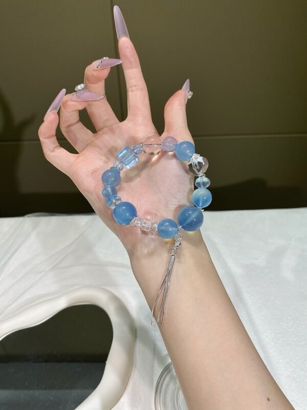 hc-0866-823defe1cd2d137bfc3f82aad8759780.jpg Aquamarine Sugar-Cube Bracelet NO. 0866