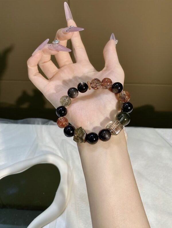 hc-0871-ddcaa15f3610e1f48a40a0a5f807a620.jpg Phantom Quartz Sugar-Cube Bracelet NO. 0871
