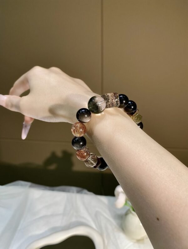 hc-0871-fb9192b90976e5b70ee141f7868edba9.jpg Phantom Quartz Sugar-Cube Bracelet NO. 0871
