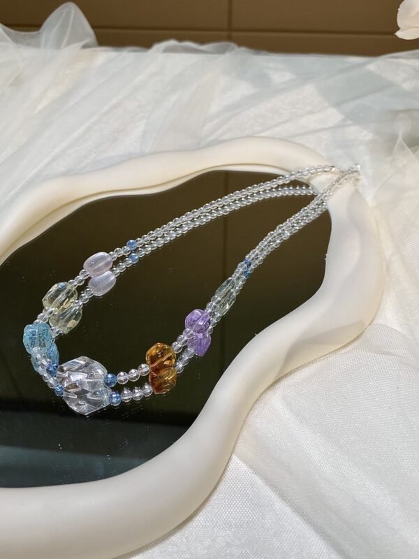 hc-0878-8cae3f0916505b508debf19a964fdfde.jpg Clear Quartz Freeform Necklace NO. 0878