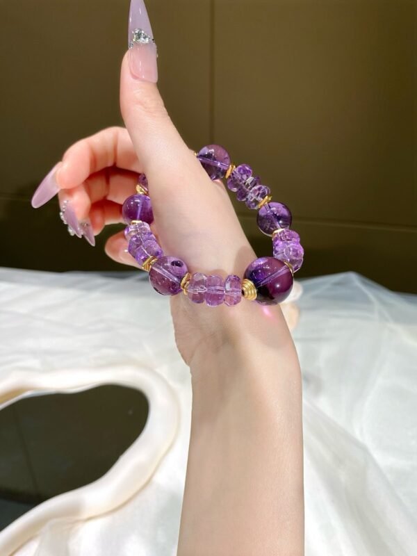 Amethyst Faceted Bracelet NO. 0880
