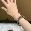 Smoky Quartz Barrel Bracelet NO. 0884