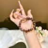 Smoky Quartz Barrel Bracelet NO. 0884