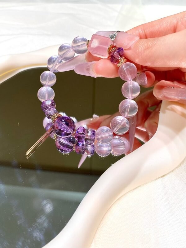 Rose Quartz Faceted Bracelet NO. 0890