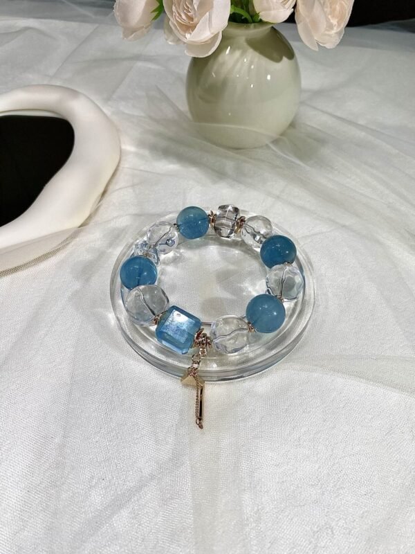 Clear Quartz Double-Point Bracelet NO. 0891